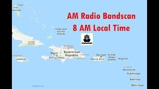 AM Radio broadcast band scan - Caribbean