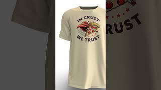 FANTUCCI Unisex Pizza Collection | We Trust T-shirt