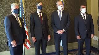 NSA O’brien & Senior Advisor Kushner Meet Alternate PM Gantz & FM Ashkenazi, August 30, 2020