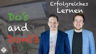 effektiv und richtig lernen - 5 Do's und Dont's für deinen Lernerfolg!