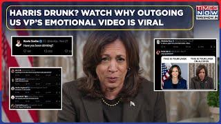 Kamala Harris Drunk? Outgoing US VP’s Emotional Video After Poll Defeat Goes Viral