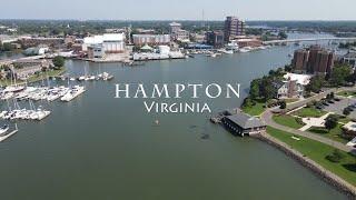 Hampton, Virginia - [4K] Drone Tour