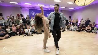 William and Paloma | Elevation Zouk Festival 2022 | Brazilian Zouk demo - Fantasy by Black Atlass