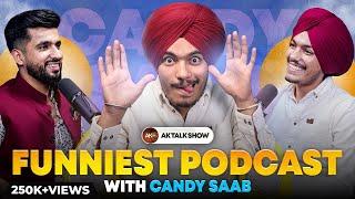 Candy Saab Raw ਤੇ Unfiltered, ਕਿਉ ਕੀਤੀ Gambling App ਦੀ ਮਸ਼ਹੂਰੀ? & Most Funniest Podcast |AKTalkShow