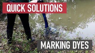 Quick Solutions: What are Marking Dyes? [DIY Weed Management]