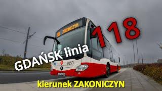 GDAŃSK linia 118 kierunek ZAKONICZYN