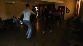 Ksenia Kozlovskaya & Sergey Bykov. Salsa social dancing