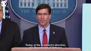 Secretary of Defense Mark Esper announces counter-narcotics initiative