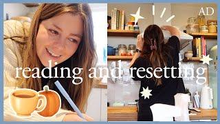 vlog: a reset afternoon at home + i love this current read