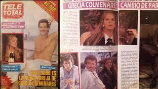 GRECIA COLMENARES y RAÚL TAIBO - "PASIONES" [1988] - Nota en REVISTA