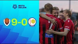 Víkingur 9 - 0 Leiknir | Stærsti sigur í efstu deild í 29 ár | Hápunktar Leiksins| Besta Deild Karla