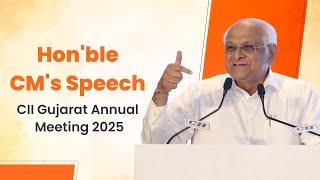 Hon'ble CM's Speech at CII Gujarat Annual Meeting 2025