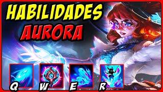  ASÍ son TODAS las HABILIDADES de AURORA! (No te Pierdas el GAMEPLAY al Final) || Nuevo Campeón LoL