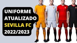 COMO FAZER O UNIFORME DO SEVILLA FC 2022/2023 NO PES 2021 I XBOX ONE