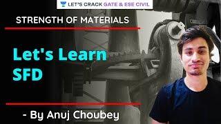 Lets Learn the S.F.D. | Strength Of Materials | GATE/ESE 2021 | Anuj Sir