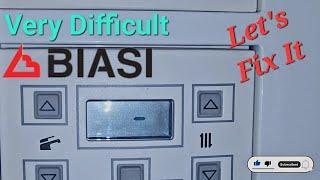 VERY Difficult Biasi boiler repair nonhot water and no heating emergency callout Birmingham Solihull