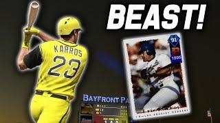 DIAMOND ERIC KARROS DESTROYS THE BALL! - MLB The Show 17 Battle Royale