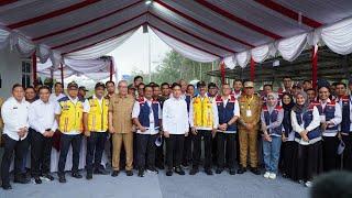 Wapres Gibran Tinjau Gerbang Tol Tanjung Pura Didampingi Pj. Bupati, Pastikan Kelancaran Nataru