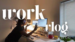 work day in the life | first work from home vlog in 2025 + corporate work updates +wfh 9-5