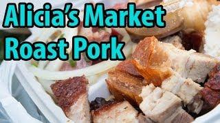 Roast Pork and Poke at Alicia's Market - Honolulu, Hawaii