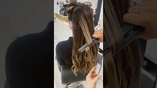 طريقة لف الشعر من تحت بالستريت #hairstyles