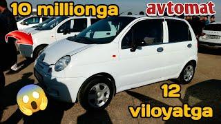 𝐦𝐚𝐭𝐢𝐳 10 millionga 12 viloyatga variantga avtomat karobka Matiz 