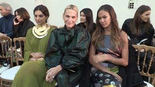 Molly Sims, Sonam Kapoor, Sveva Alviti front row at Elie Saab Fashion Show in Paris