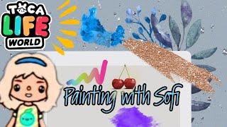 7 ideas of paintings with Sofi Toca Life World/ Painting with Sofi Toca Boca