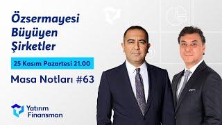 Masa Notları #63 I Özsermayesi Büyüyen Şirketler