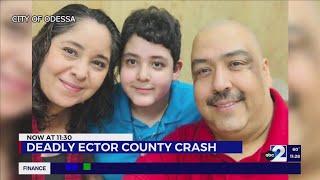 Odessa radio host, his family, killed in Ector County crash