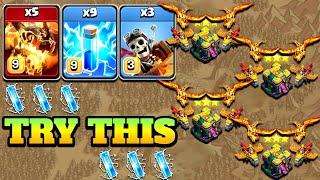 Th14 Zap Super Dragon With Dragon Rider Attack Strategy!! 5 Super Dragon + 9 Zap + 3 Dragon Rider