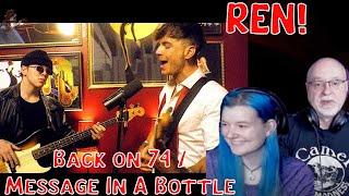 Dad&Daughter First Reaction to: Ren - Back on 74 / Message In A Bottle