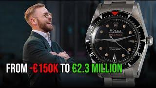 Turning a €100k blunder to €2.3million with one watch!