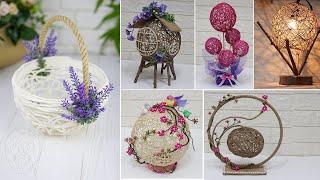 10 Jute Craft Ideas With Balloon | Home Decorating ideas handmade easy