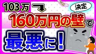 【緊急解説】与党案､年収160万の壁は全く無意味､実質110万の壁も｡稼ぎの半分は社会保険と税に【会社員･パート･アルバイト･学生/物価高対策･働き控え/配偶者控除･扶養/103引上げ106･130】