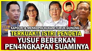  Terkuak !!  ISTRI Pdt YUSUF MANUBULU buka ke publik PEN4NGK4PAN Pdt YM adalah murni KR1MI-NALIS4SI