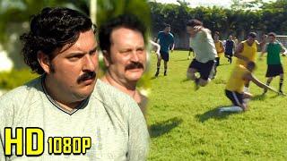 PABLO ESCOBAR JUGANDO FUTBOL