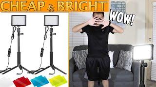 Neewer 2 Pack Dimmable 5600K USB Video Light - Best Budget Studio Light Unboxing & Review