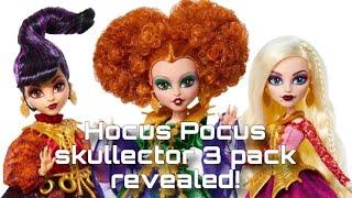 MONSTER HIGH NEWS! New Skullector Hocus Pocus Sanderson Sisters 3 pack revealed!