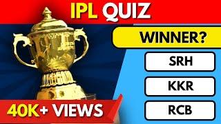  IPL Quiz 2024 | Can You Answer All The 50 IPL Quiz Questions 