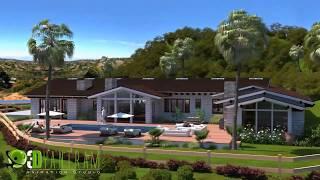 Landscaping View of 3D Exterior & Interior Interactive Architectural Walkthrough Animation