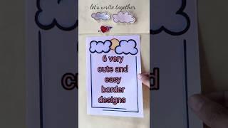 6 easy line border designs PROJECT WORK DESIGNS/CORNER AND SIDE BORDER DESIGN /BORDER DESIGNS/