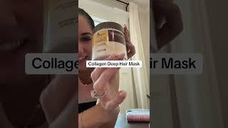 This KARSEELL Deep Collagen Hair Mask is a total game changer for dry, damaged hair! It leaves my
