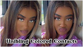 UNIBLING COLORED CONTACTS | COLORED CONTACTS FOR BROWN EYES