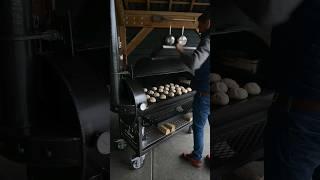 PitmasterX Offset Smoker biscuit test