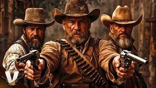 Outlaws on a mission. Death on their tail | Three Bad Men (2005) | Western Movie