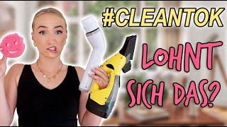 Ich teste virale #cleantok Produkte! Scrub Mommy, Steam Cleaner, Fenstersauger uvm!