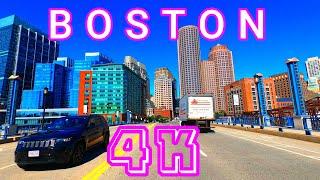 Ultimate Boston Drive, Massachusetts USA 4K - UHD