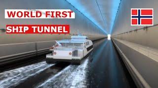 This is the World first ship Tunnel: Stad Ship Tunnel in Norway