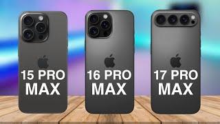 iPhone 17 Pro Max Vs iPhone 16  Pro Max Vs iPhone 15 Pro Max | Full Comparisons  | Apples